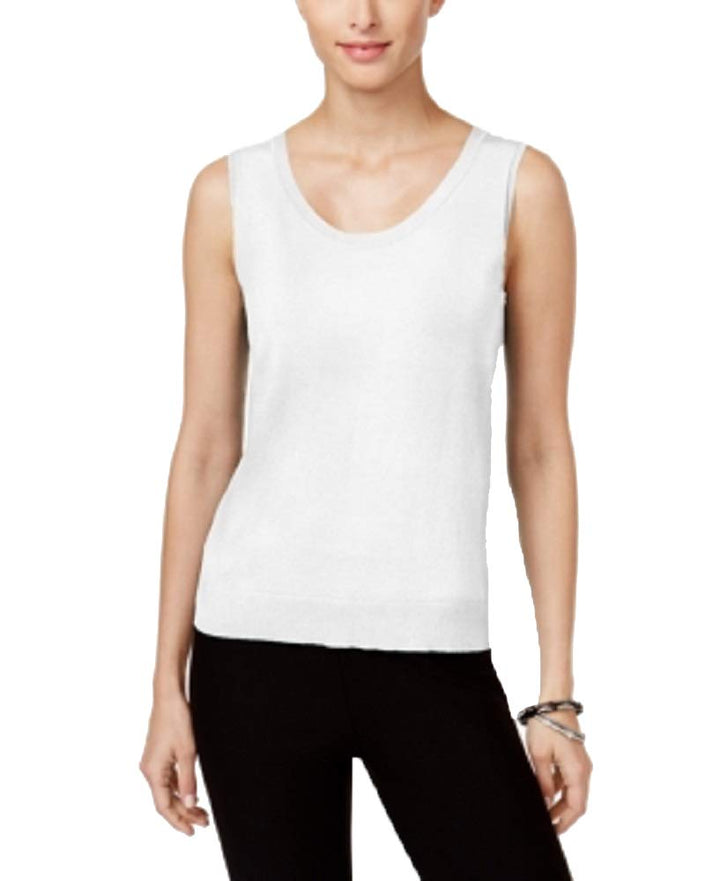 Charter Club Sleeveless Scoopneck Sweater