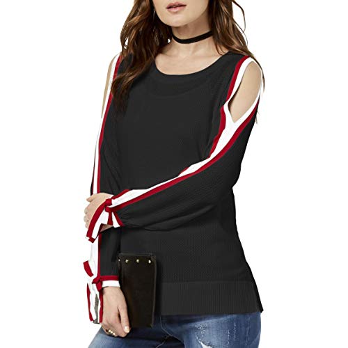 Petite Striped Sleeve Sweater