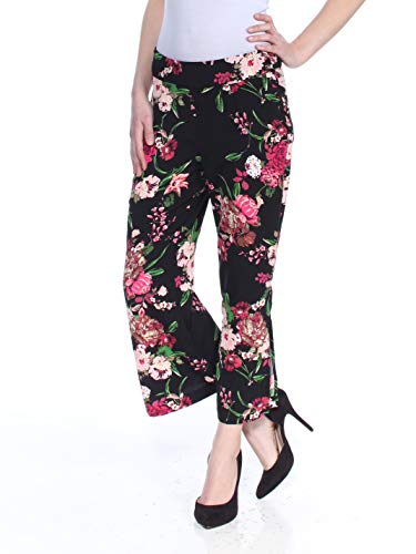 Printed Cropped Wide Leg Pants
