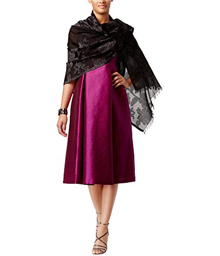 INC International Concepts Metallic Floral Evening Wrap