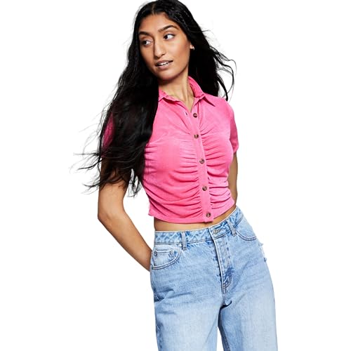 Now This Womens Cropped Polo Shirt