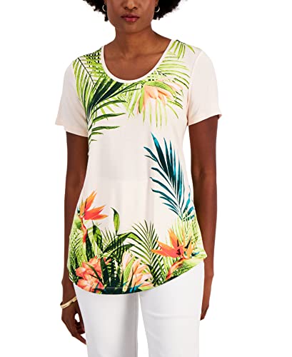 JM Collection Womens Oasis View Top