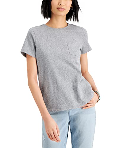 Style & Co Petite Heathered Classic T-Shirt