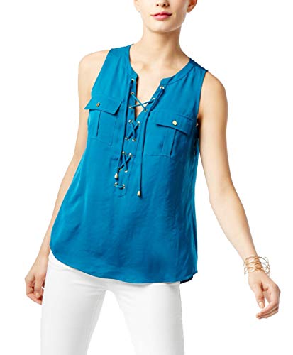 INC International Concepts Lace Up Top