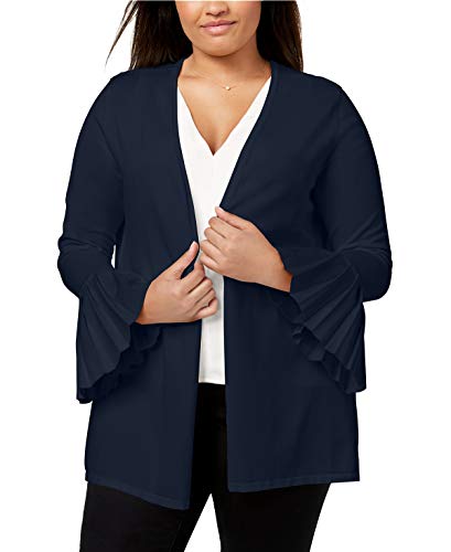 Charter Club Plus Size Pleated Sleeve Cardigan