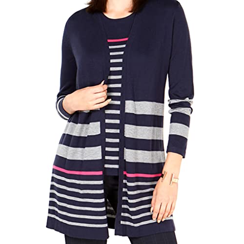 Petite Striped Cardigan