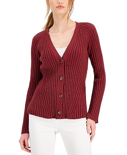 Alfani Ribbed Cardigan