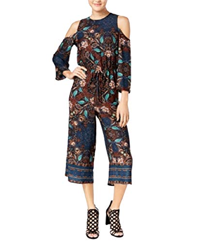 Be Bop Juniors Cold Shoulder Gaucho Jumpsuit