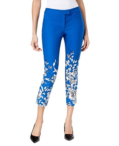Alfani Printed Ankle Skinny Pants