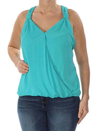 Surplice Blouson Tank Top