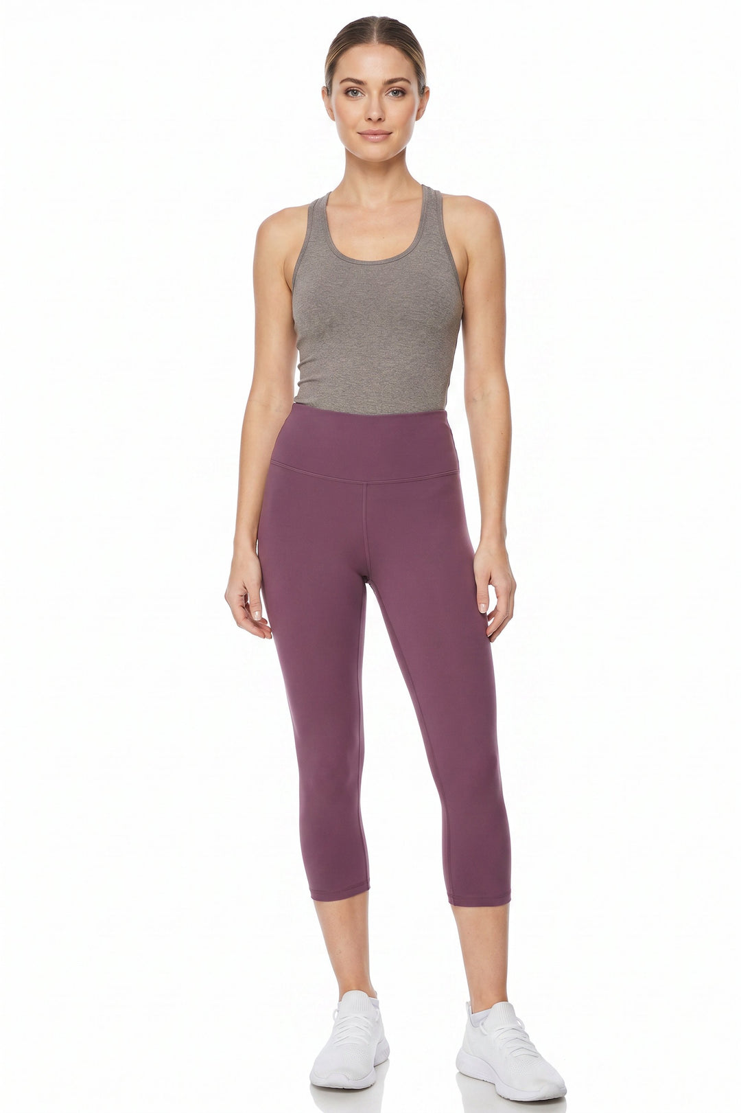 Buttery Smooth Basic Solid High Waisted Capris - 3 Inch - New Mix