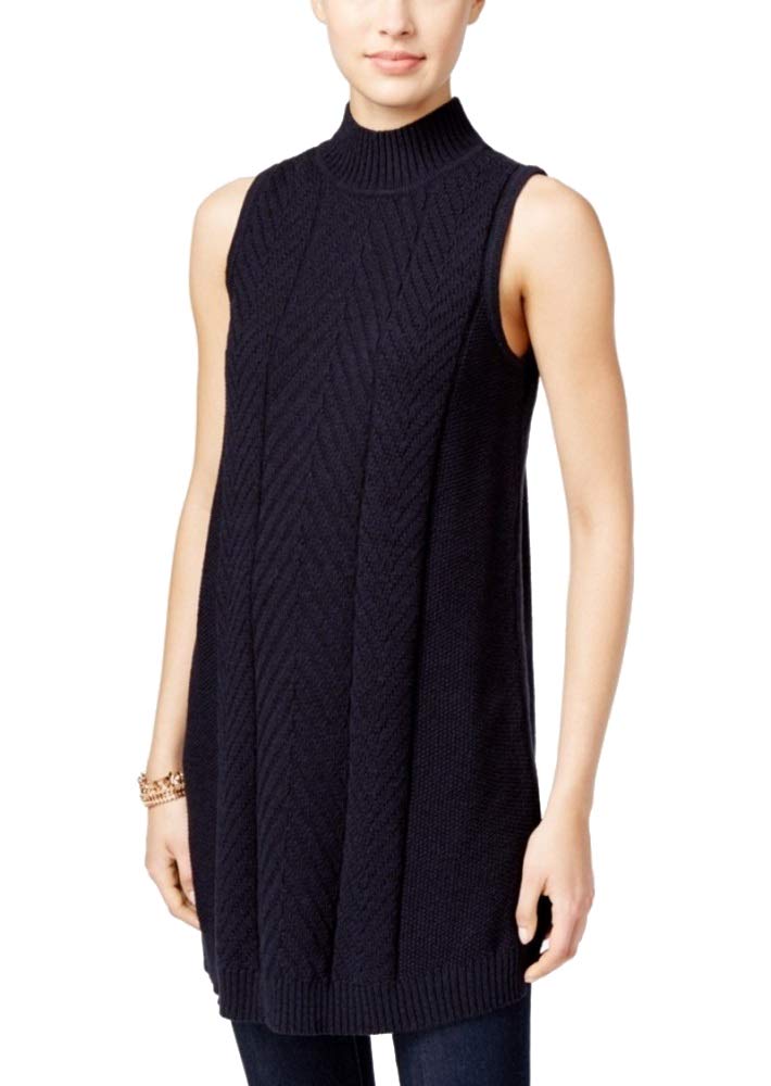 Style & Co. Petite Mock Neck Tunic Sweater