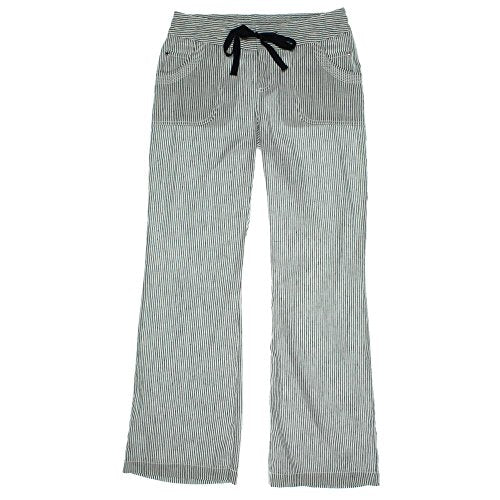 Charter Club Petite Houndstooth Print Pull On Wide Leg Pants