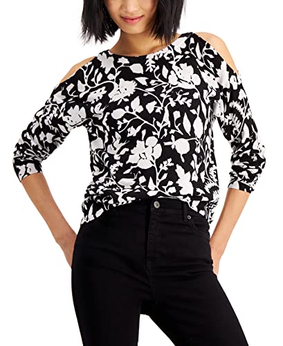 INC International Concepts Cold Shoulder Sweater