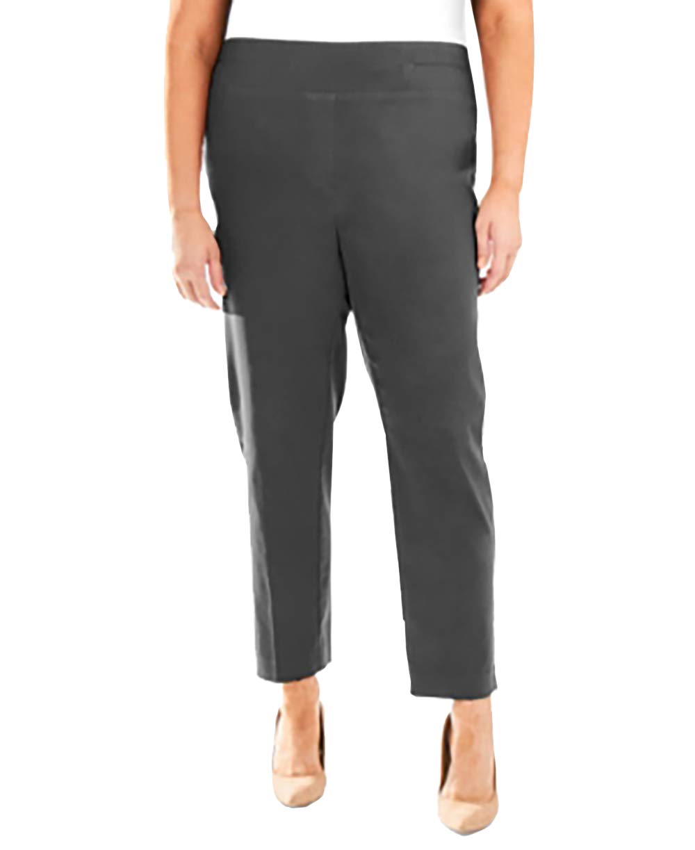 NY Collection Plus Size Pull On Ankle Pant