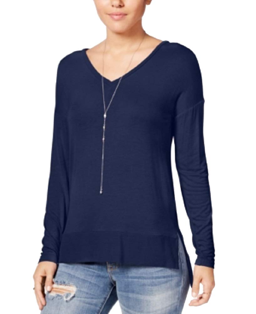 Hippie Rose Juniors Cozy V Neck Top