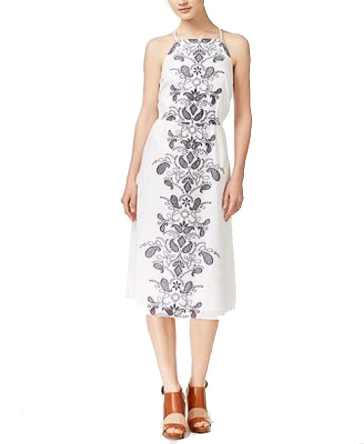 Maison Jules Cotton Embroidered Dress