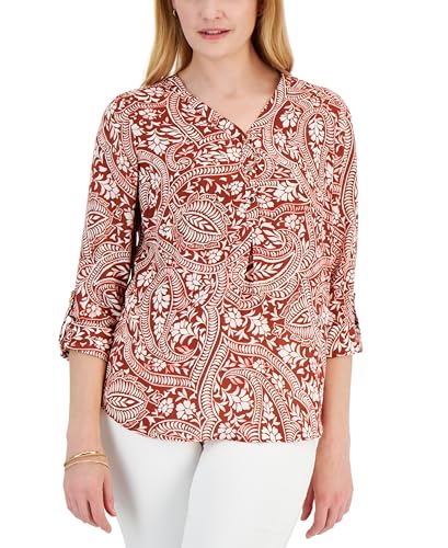 JM Collection Womens Vacation Top