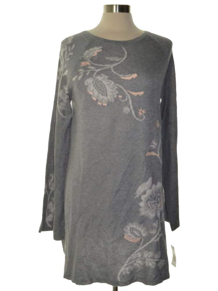 Style & Co. Embroidered Sweaterdress