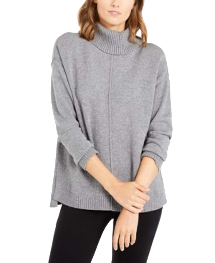 Dropped-Shoulder Turtleneck