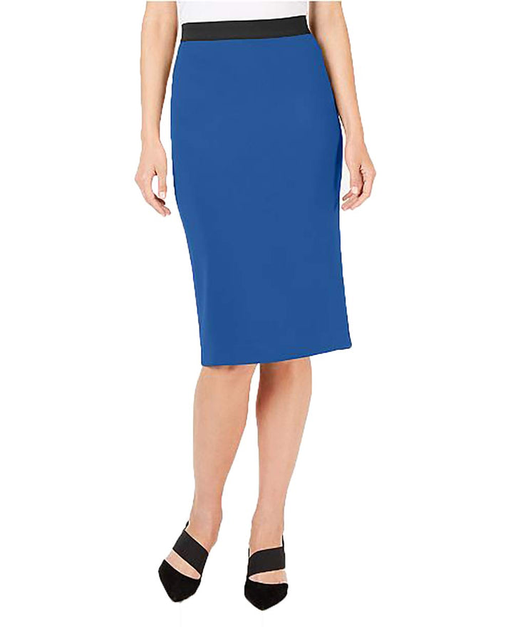 Below-Knee Pencil Skirt