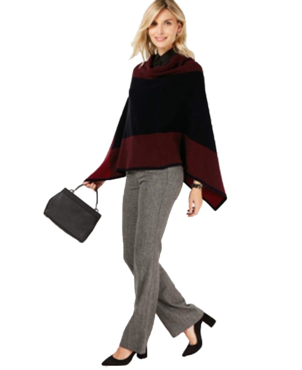 Charter Club Pure Cashmere Chevron Poncho