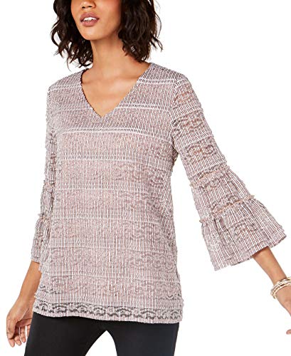 Lace Bell-Sleeve Top