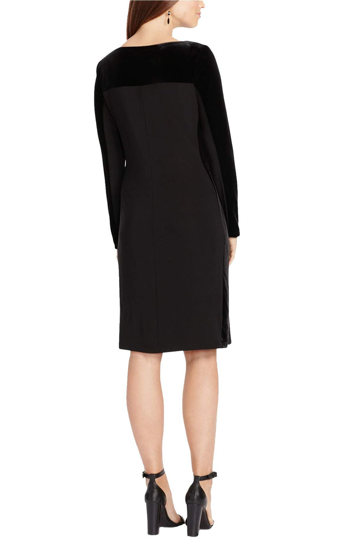 American Living Velvet Jersey Sheath Dress