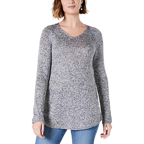 Marled V-Neck Sweater