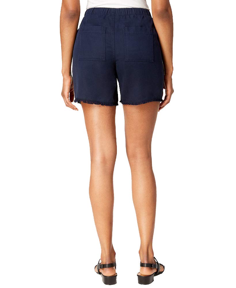 Frayed-Hem Pull-On Shorts