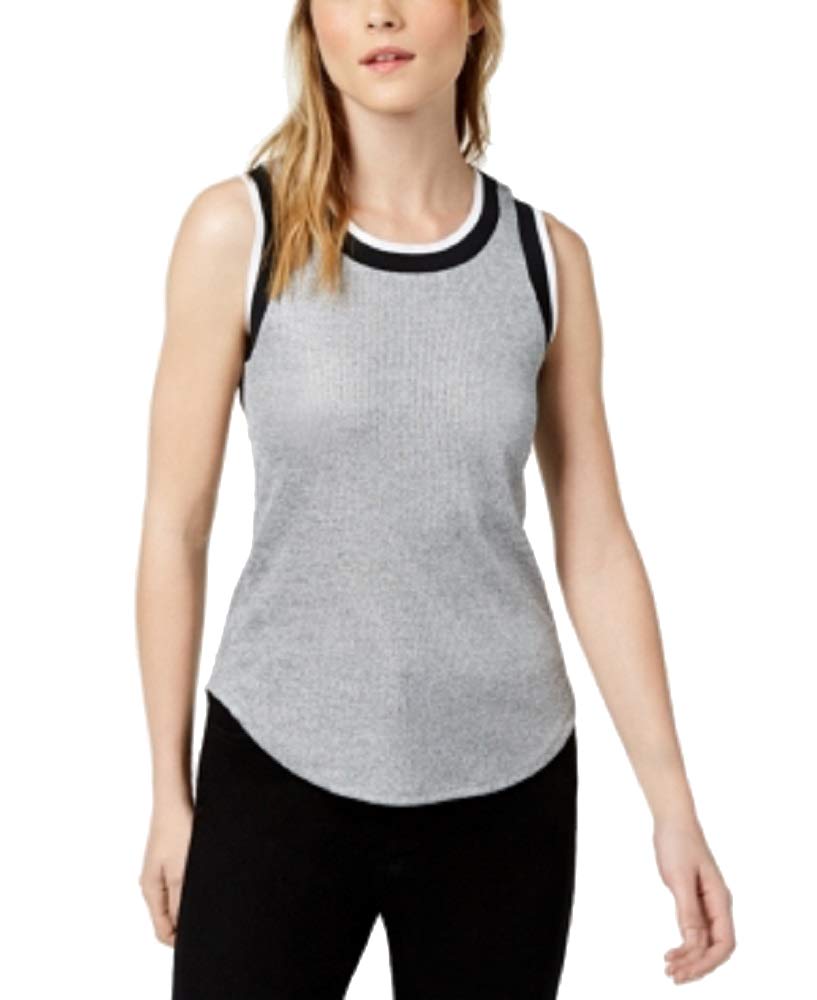 Ribbed Varsity Tank Top