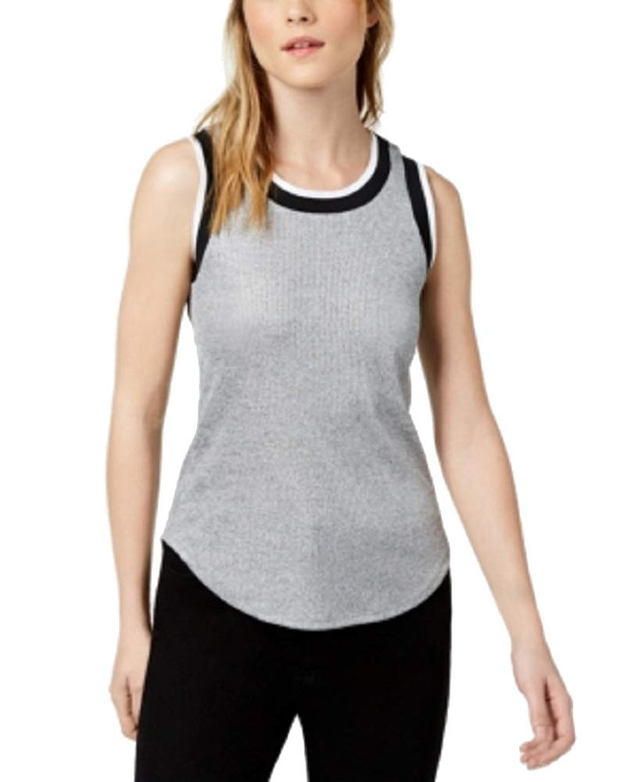 Ribbed Varsity Tank Top