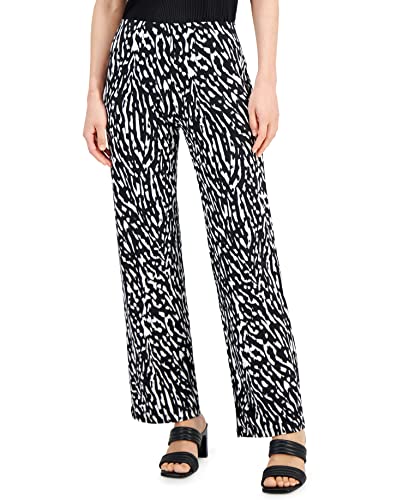 Alfani Printed Wide Leg Pants