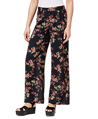 Hippie Rose Juniors Printed Wide Leg Soft Pants