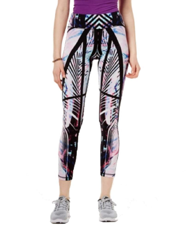 Active Juniors' Palm-Printed Yoga Leggings