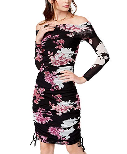 Material Girl Juniors Ruched Off The Shoulder Dress