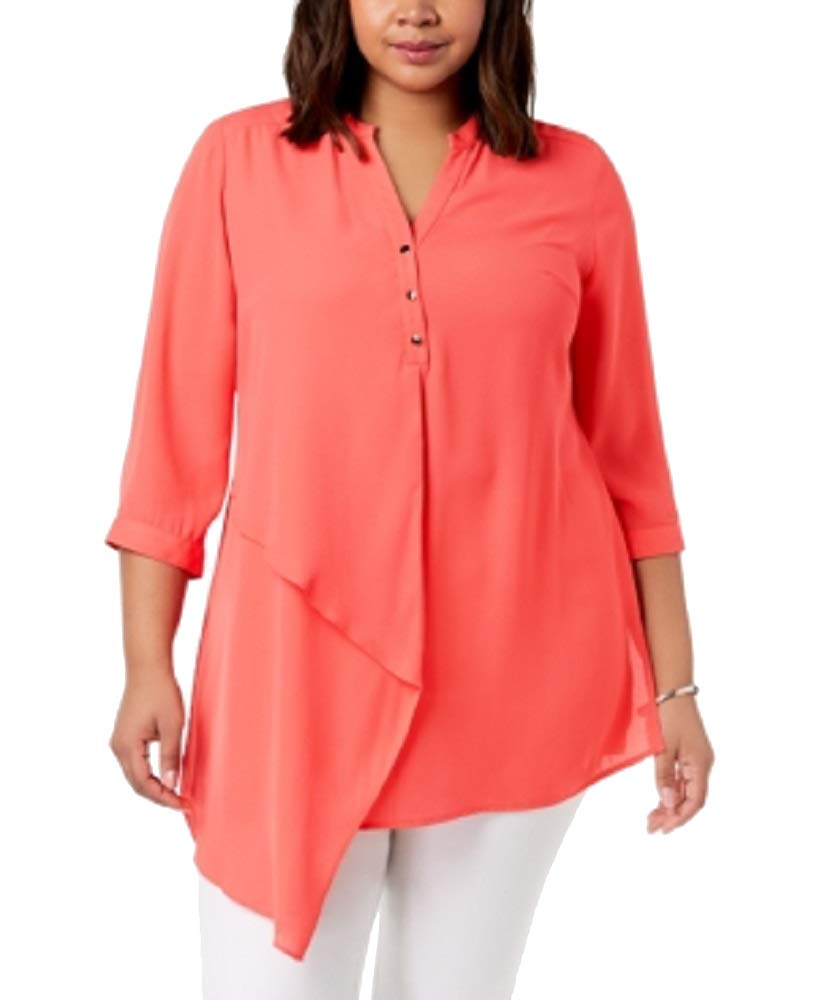 Plus Size Asymmetrical Top