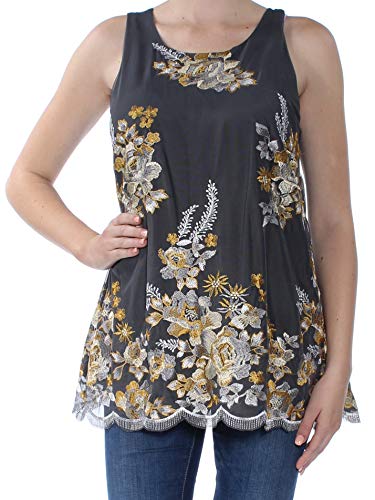 Charter Club Embroidered Tank Top