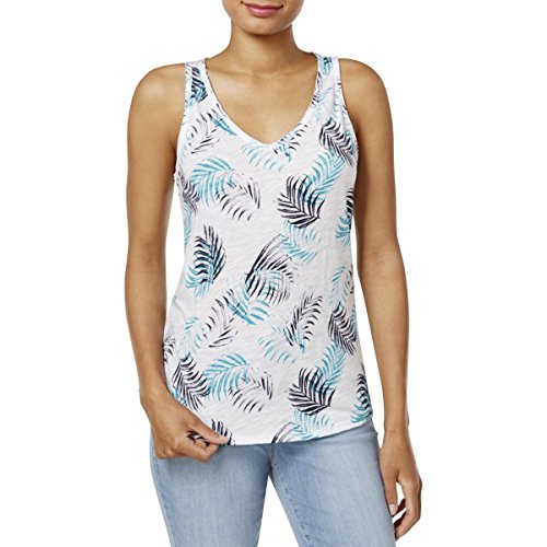 Maison Jules Cotton Printed Tank Top