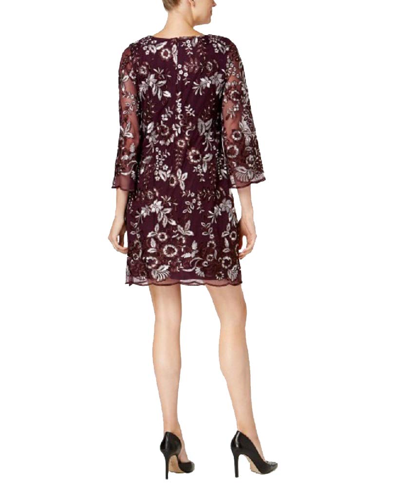 Charter Club Embroidered Illusion Dress