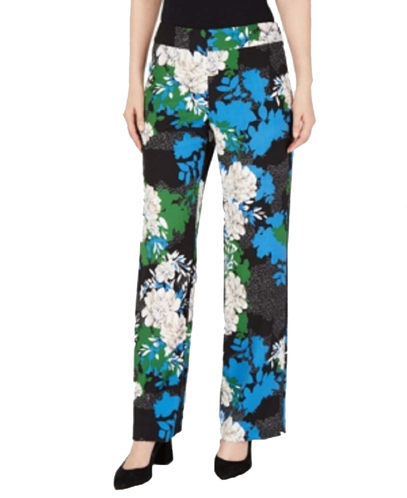 I.N.C. Printed Wide-Leg Cr&ecirc;pe Pants