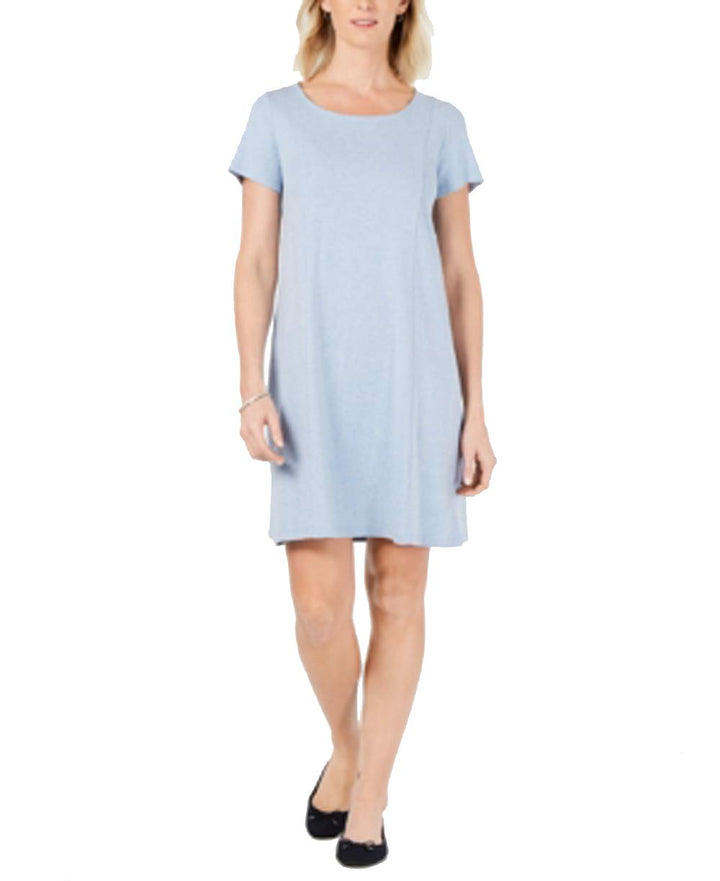 Karen Scott Cotton Seam Front Dress