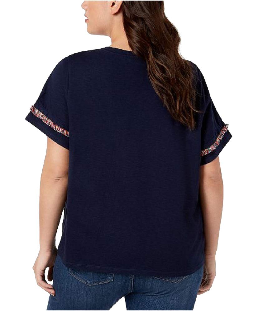 Plus Size Step-Hem Top