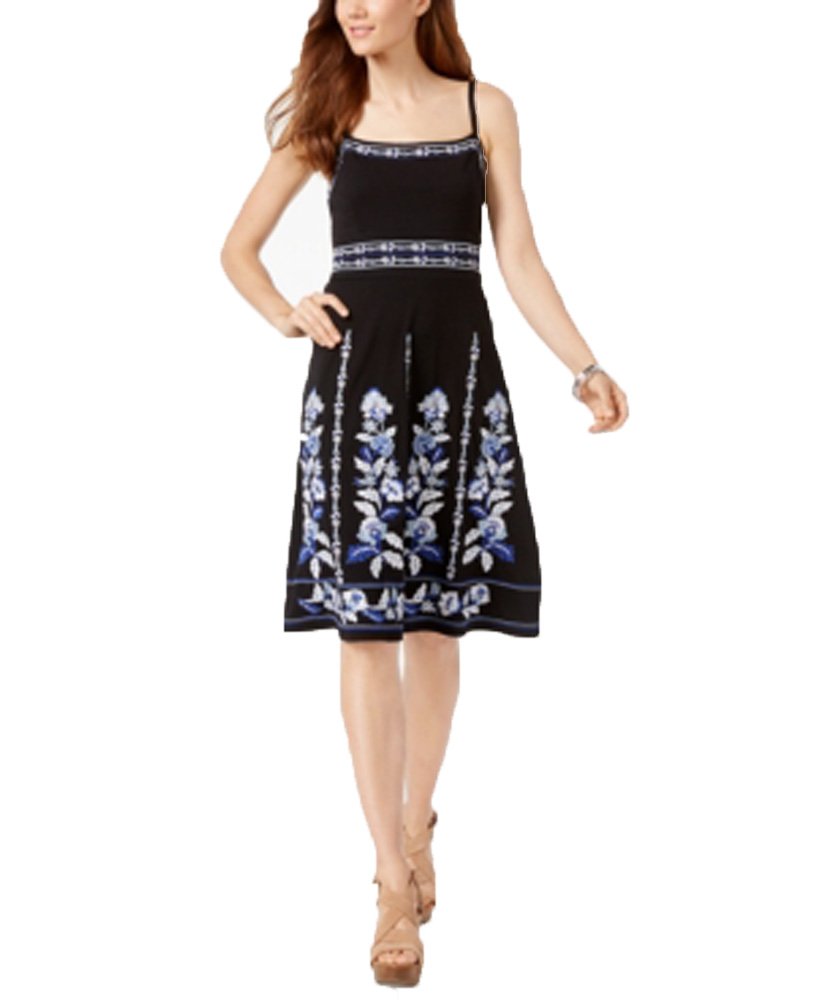 INC International Concepts Embroidered A Line Dress