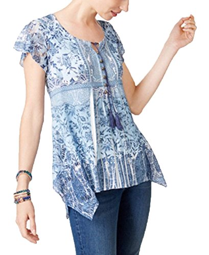 Style & Co Petite Printed Babydoll Tunic