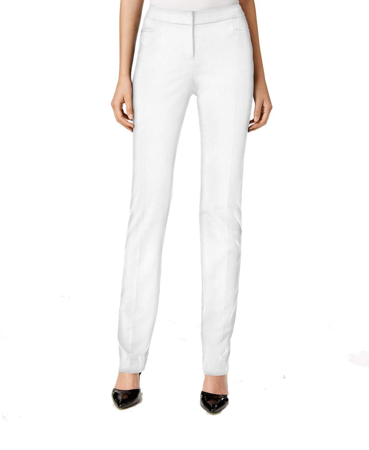 Alfani Modern Straight Leg Pants Regular Short Lengths Cloud 14