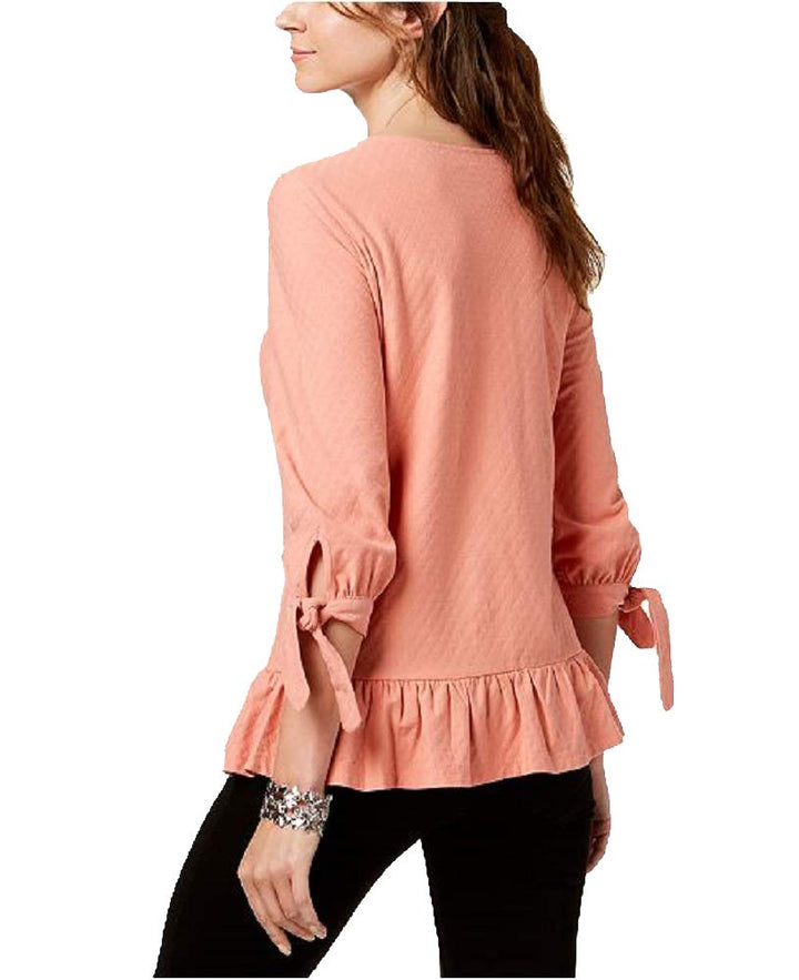 Style & Co Petite Jacquard Top