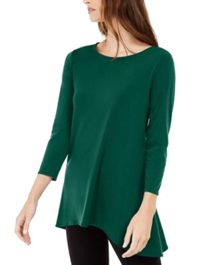 Alfani High Low Tunic True Emerald S
