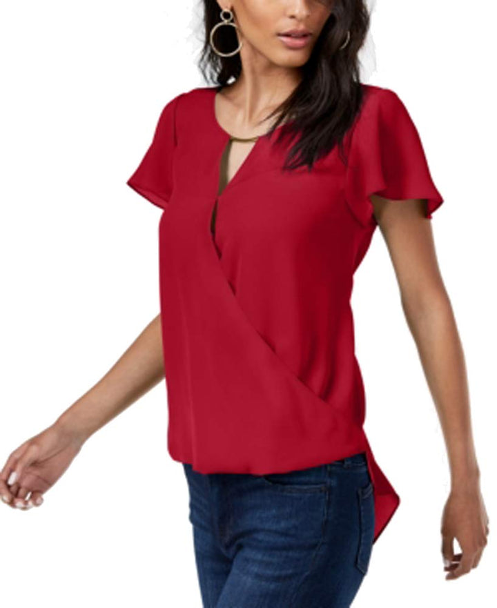 High Low Hardware Detail Top