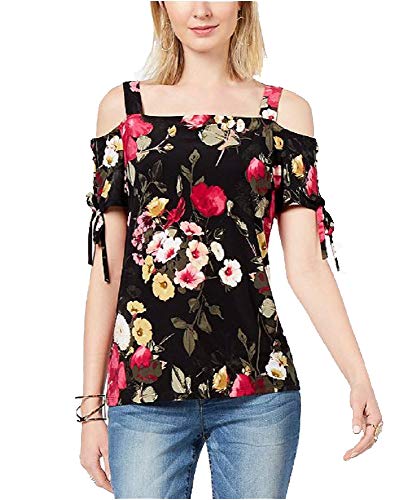 Lace Up Cold Shoulder Top